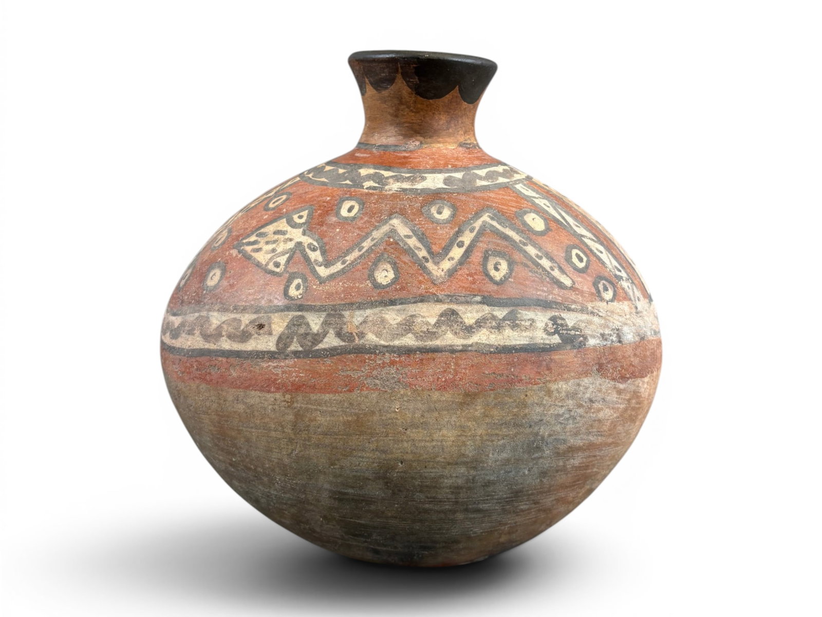 Pre-Columbian Slip Decorated Vessel (1 of 8)