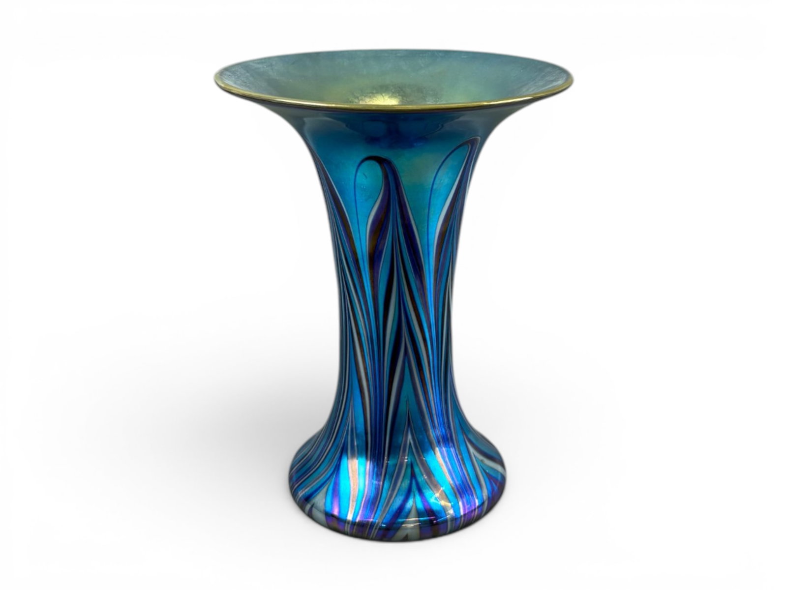 Lundberg Studios Iridescent Art Glass Vase (1 of 5)