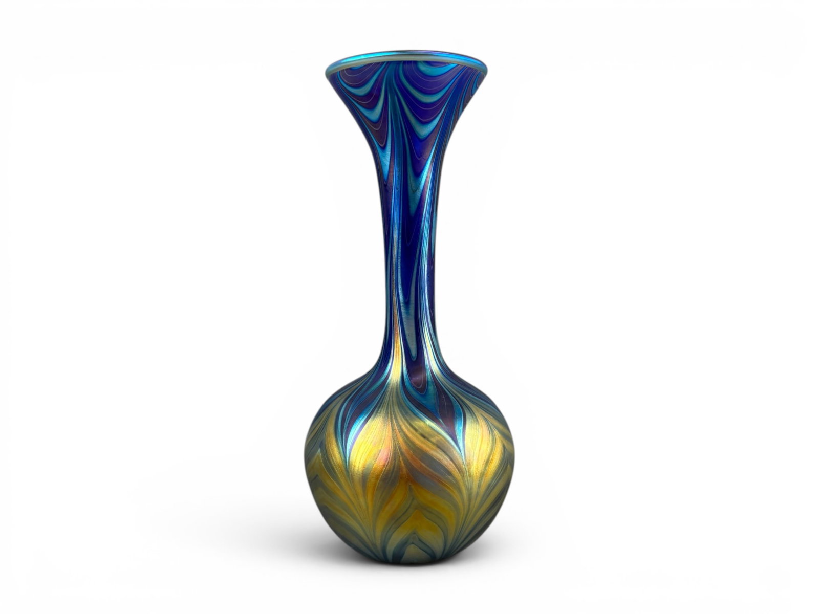 Lundberg Studios Iridescent Art Glass Vase (1 of 5)