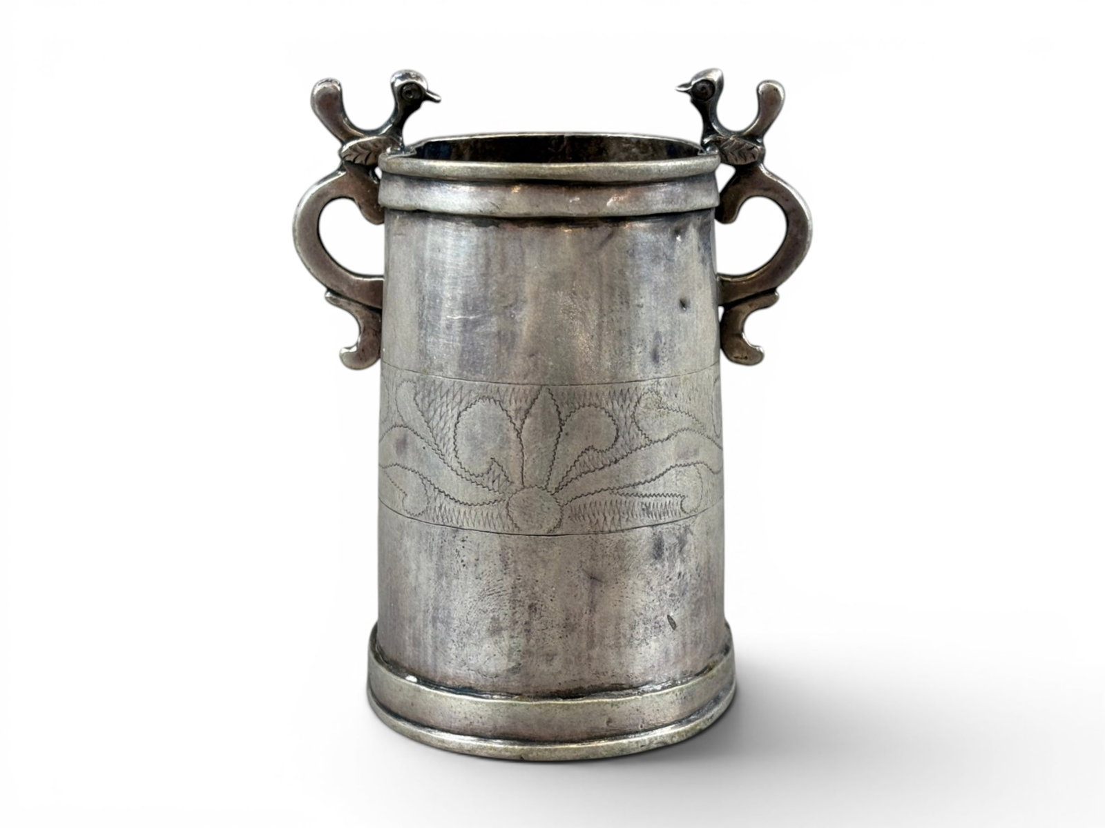 18th C. Portuguese Silver Pot (1 of 7)