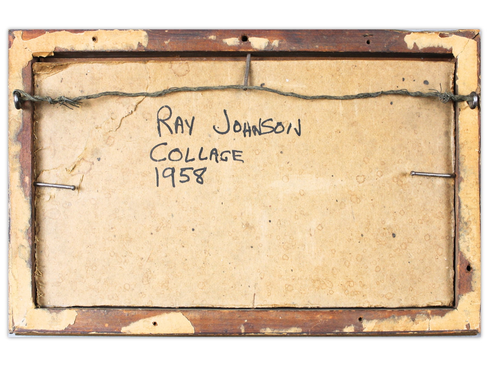 Ray Johnson Collage 1958 - 2