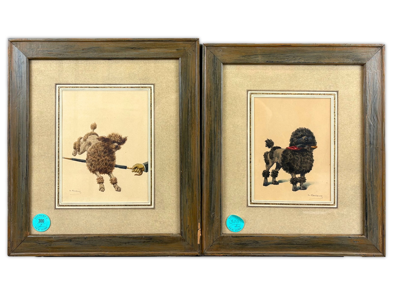 Charles Fernand de Condamy, Pair of Poodles (1 of 1)