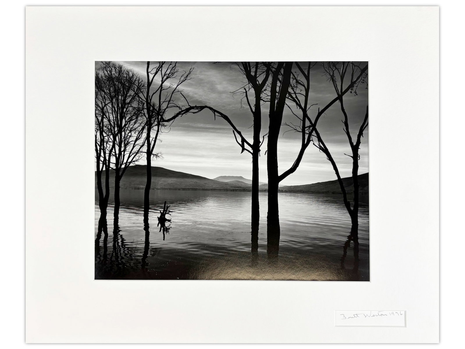 Brett Weston Signed Photo, Lake Patzcuaro, Mexico (1 of 3)