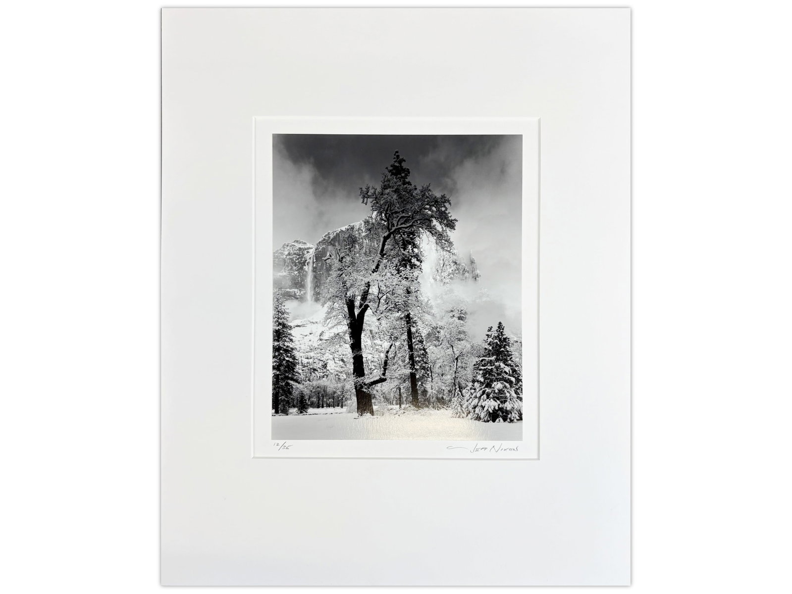 Jeff Nixon Signed Photo, "Oak Tree Yosemite Falls" (1 of 3)