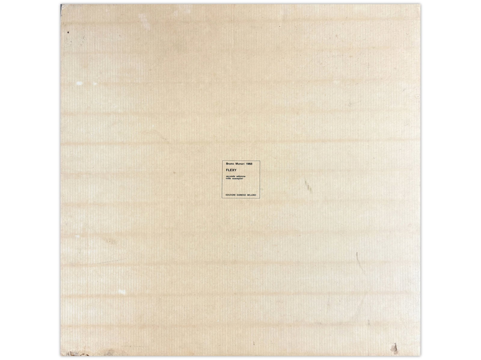 Bruno Munari, Flexy 1968 - 2