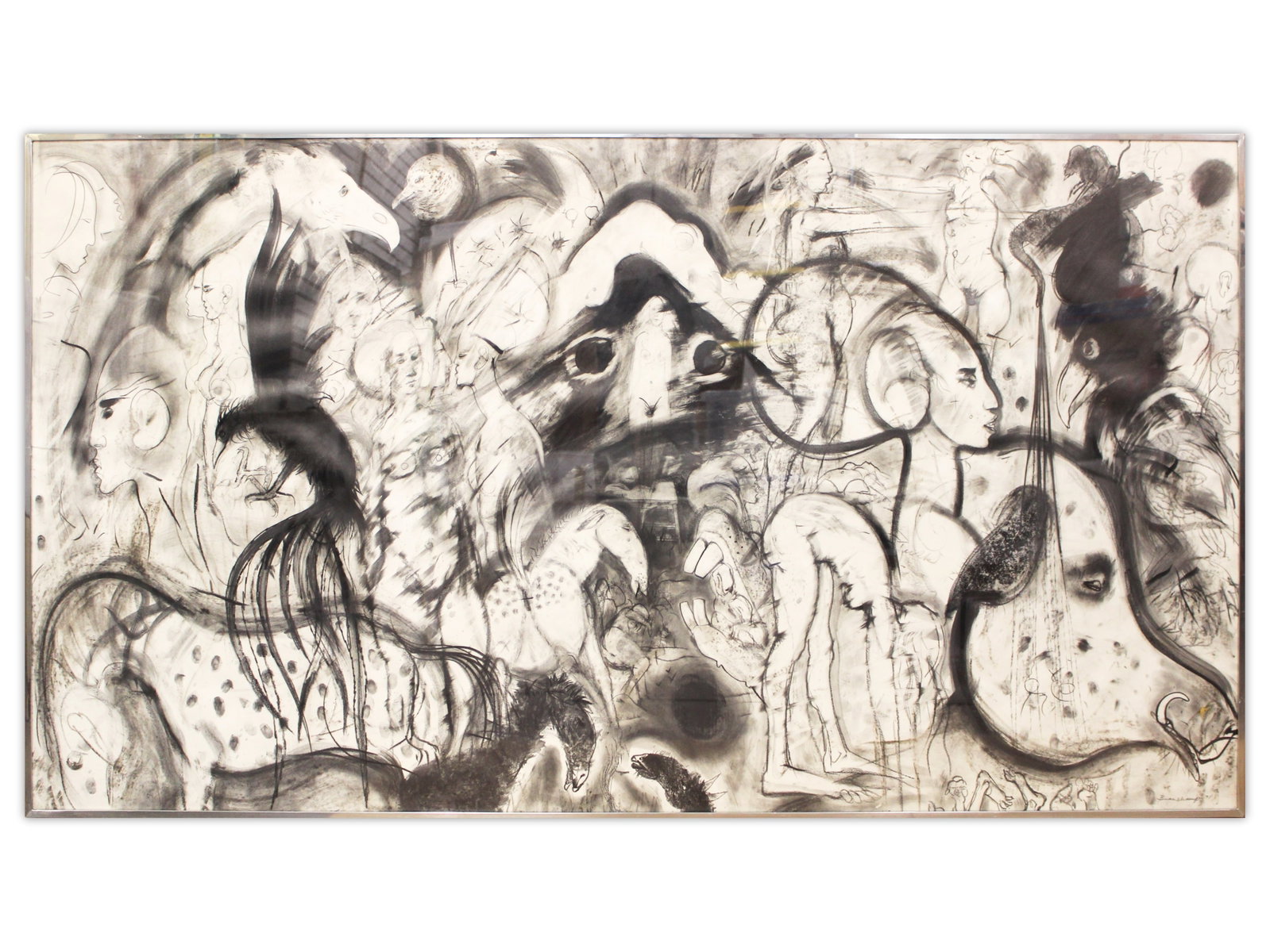 Robert Beauchamp, Charcoal on Paper, Untitled (1 of 2)