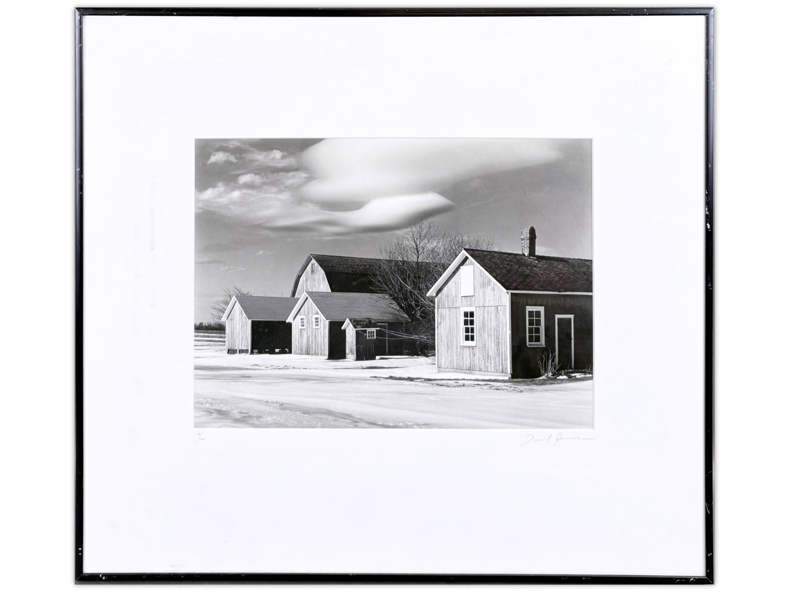 Daniel Jones Signed Photo, "Farm Buildings, NY" (1 of 4)