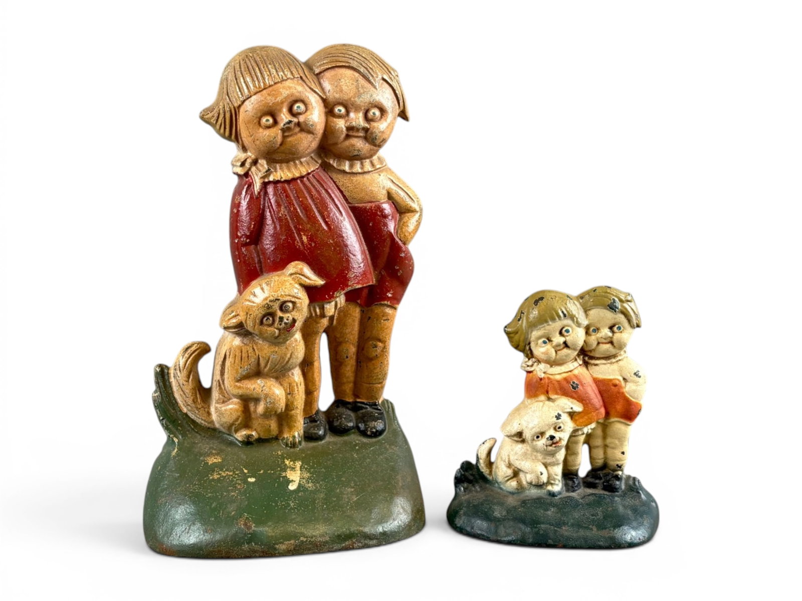 Pair of Cast Iron Campbell's Soup Kids Doorstops (1 of 9)