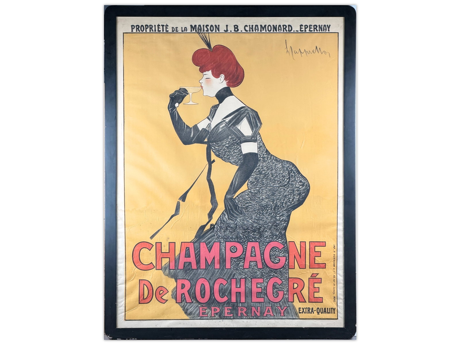 Cappiello, Champagne De Rochegre Poster (1 of 1)