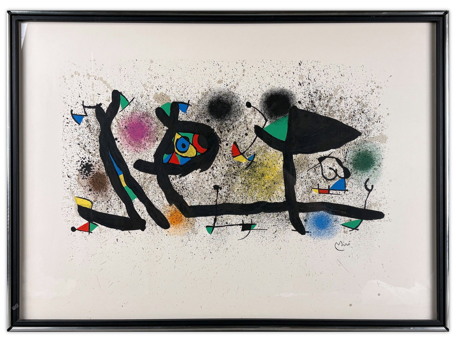 Joan Miro, Sculptures (M.950) Lithograph in Colors (1 of 1)