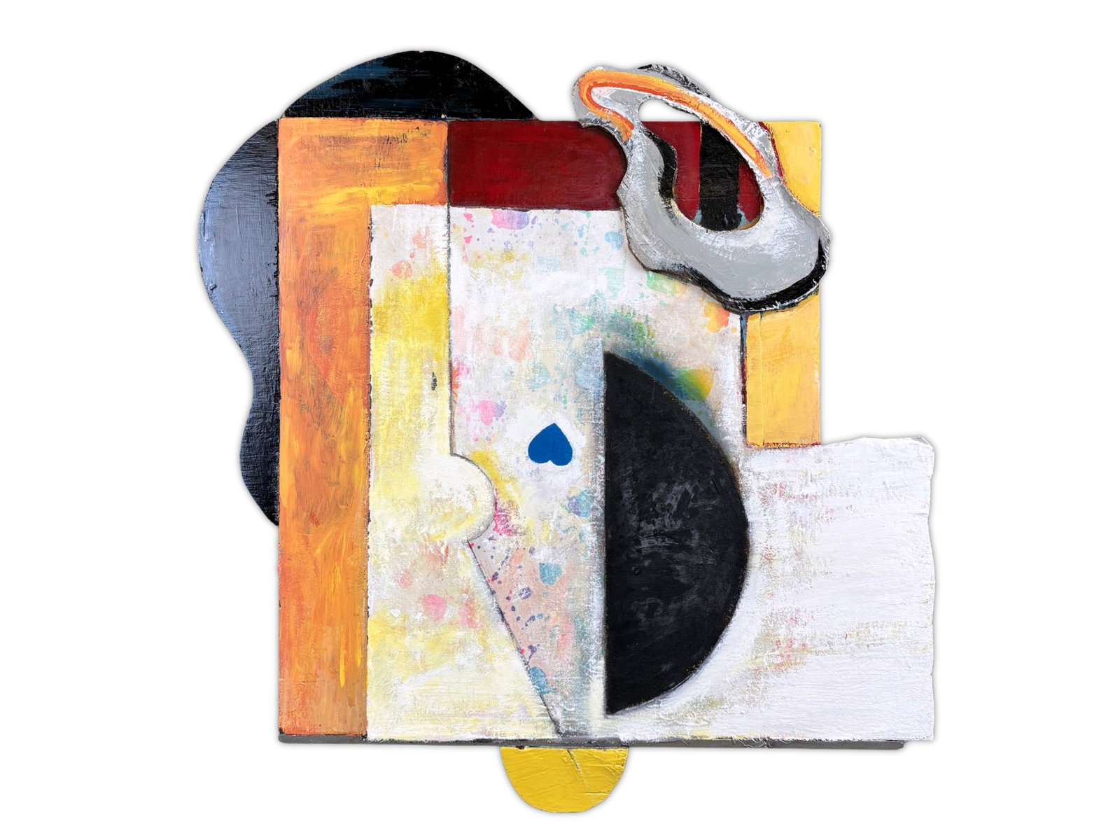 Don Hazlitt, Oil on Board, "Side View" (1 of 3)