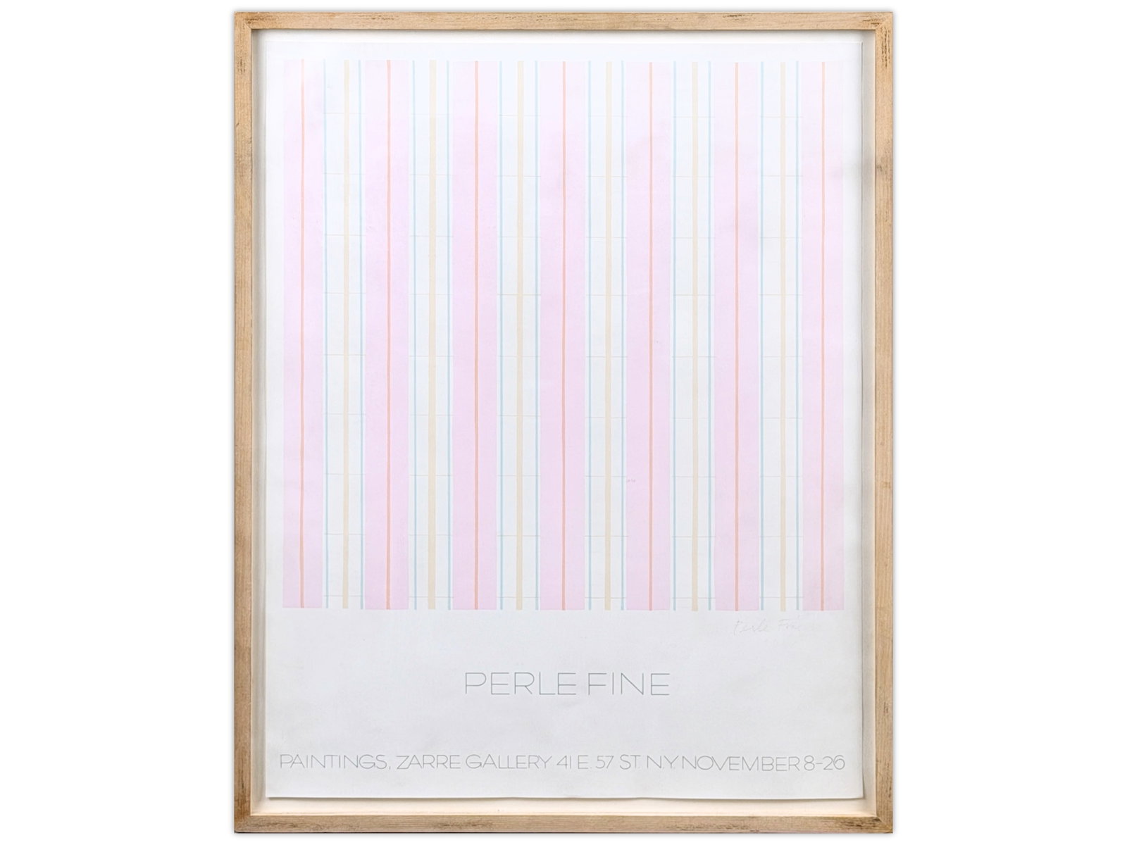 (80) Perle Fine, Zarre Gallery Posters, 1 Signed (1 of 2)