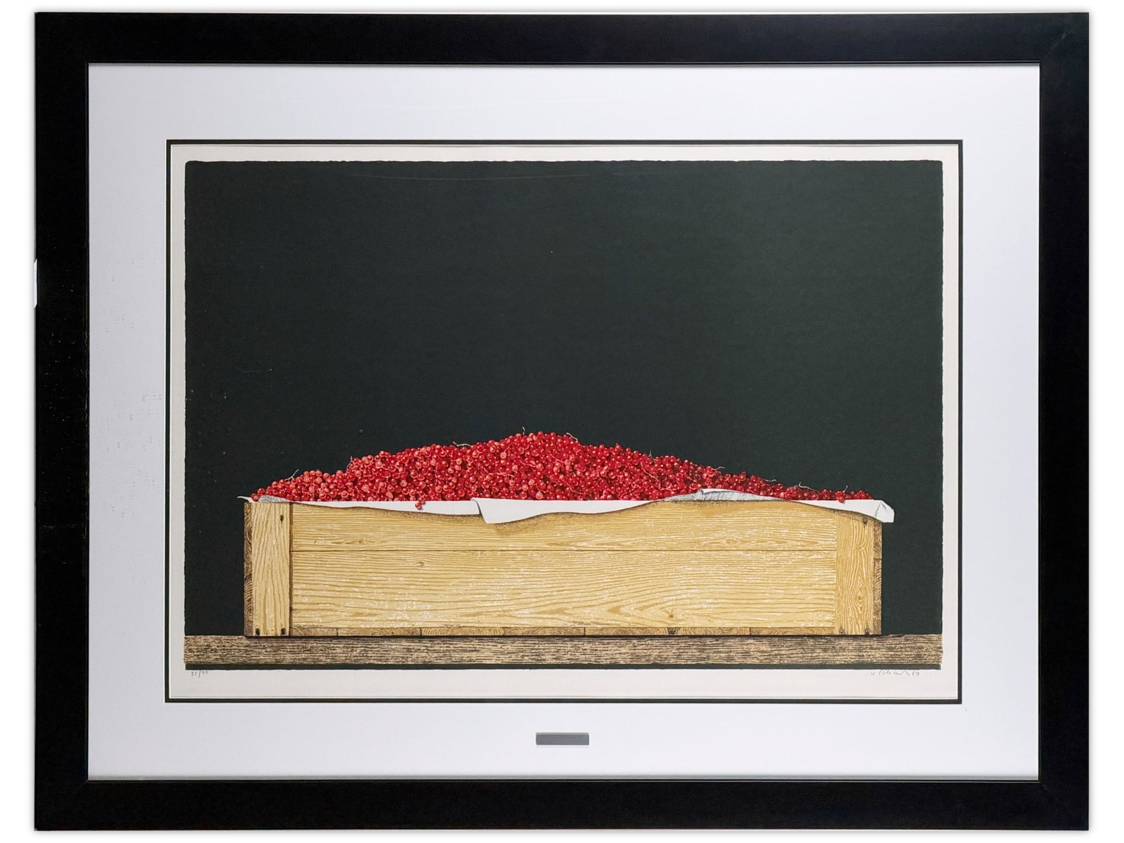 Philip von Schantz, "Red currants III", Lithograph (1 of 3)