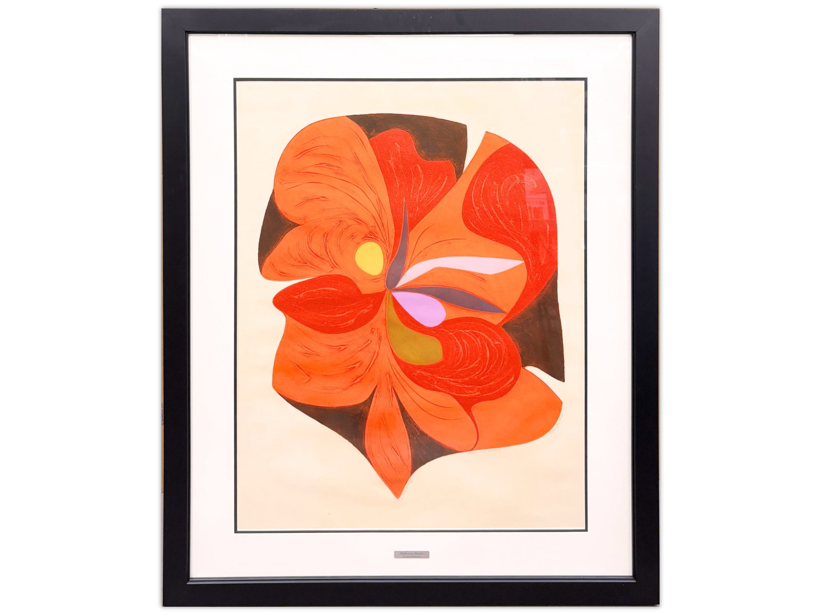 Clare Romano, "Mallorcan Flower" Signed Litho (1 of 1)