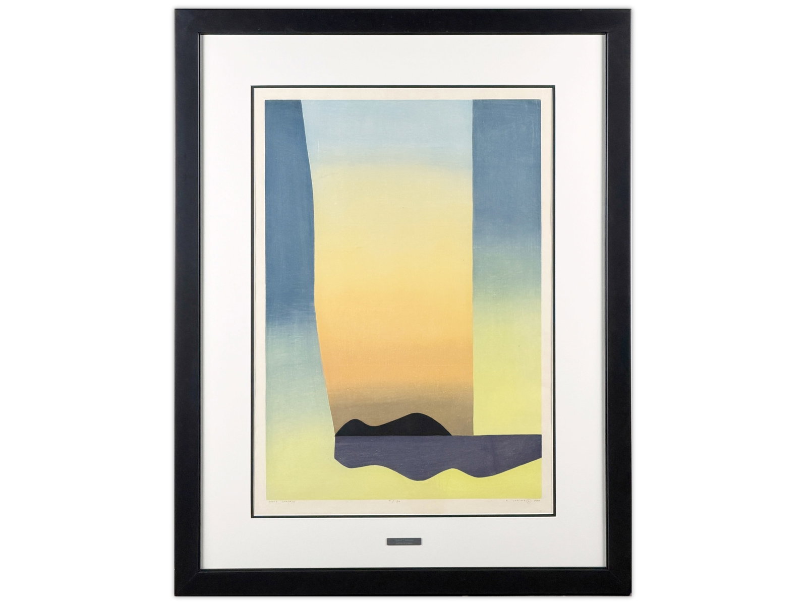 Ansei Uchima, "Space Curtain" Signed Lithograph (1 of 4)