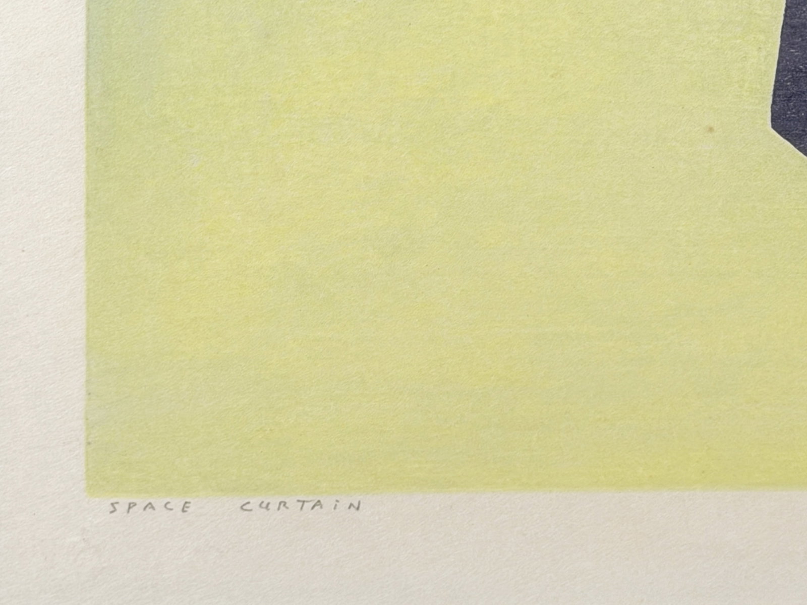 Ansei Uchima, "Space Curtain" Signed Lithograph - 2