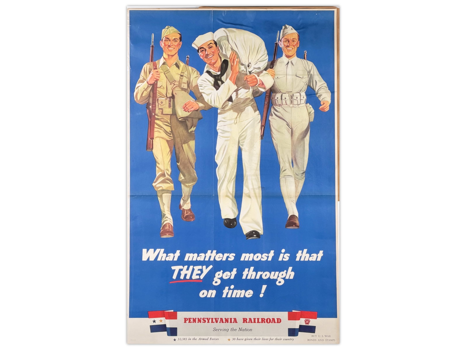 World War Two Pennsylvania Railroad Poster (1 of 1)