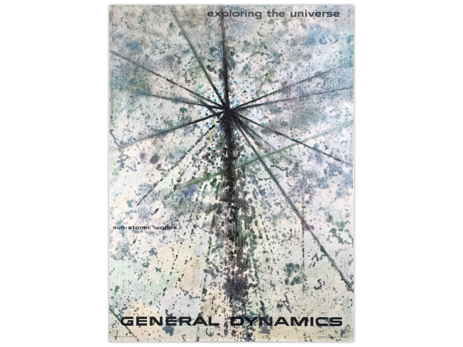 General Dynamics Sub Atomic Worlds Poster by