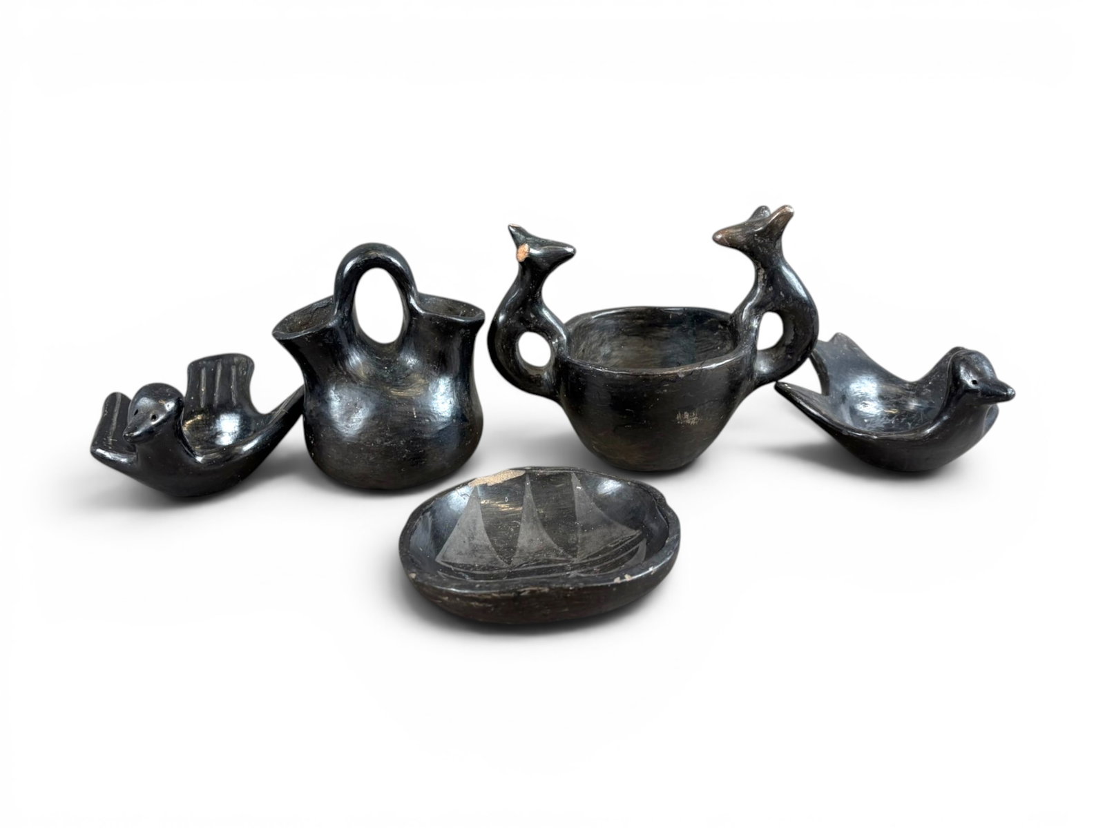 Native American Black Pottery Group (1 of 20)
