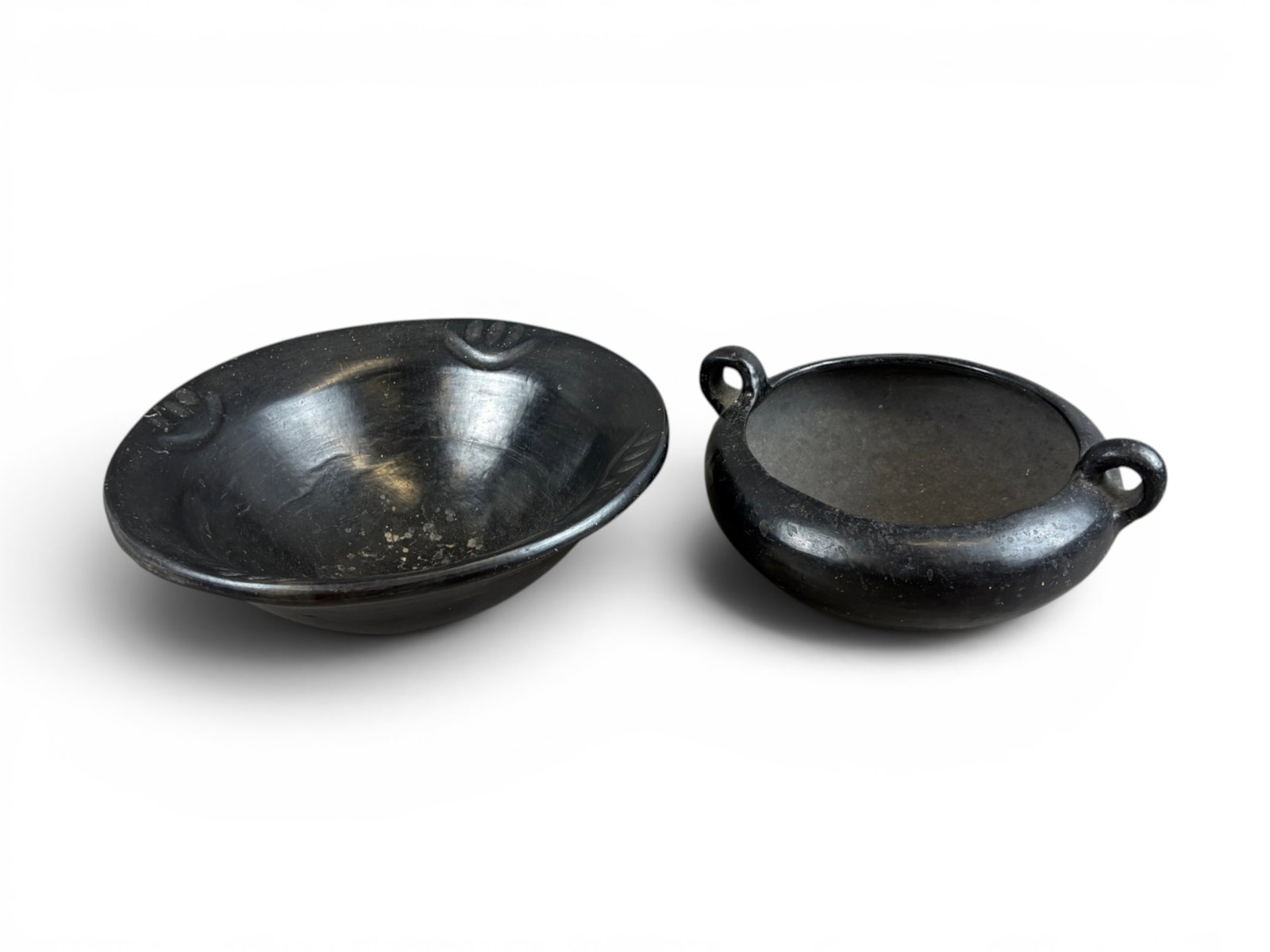 Native American Black Pottery Bowls (1 of 7)