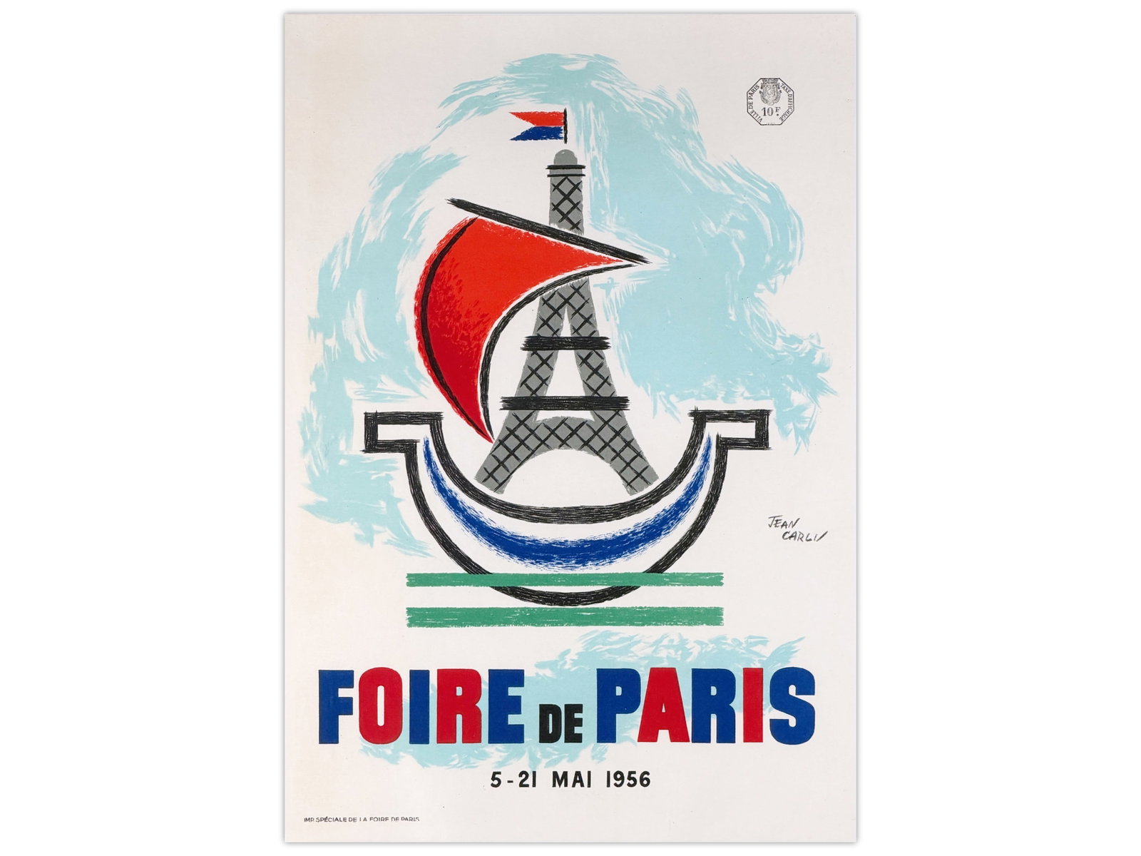 Jean Carlu "Foire de Paris" Advertising Poster (1 of 1)