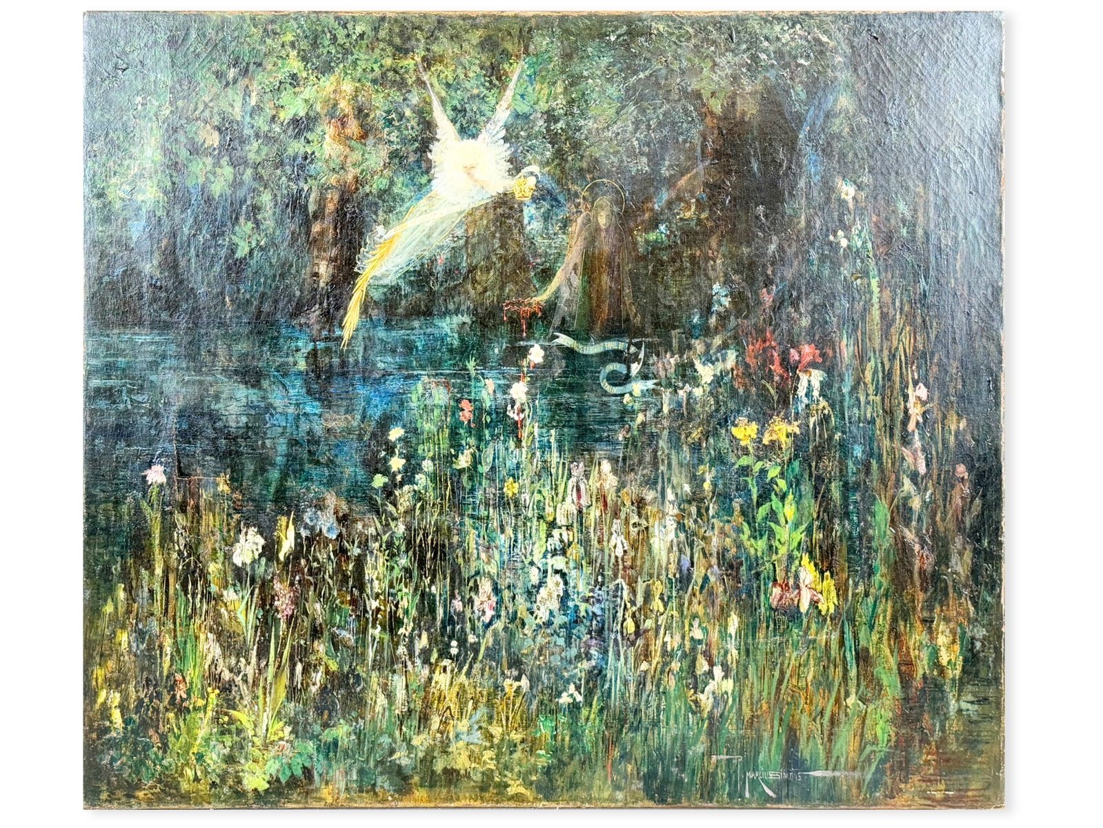 Pinckney Marcius-Simons, Oil on Canvas "Fairies" (1 of 3)