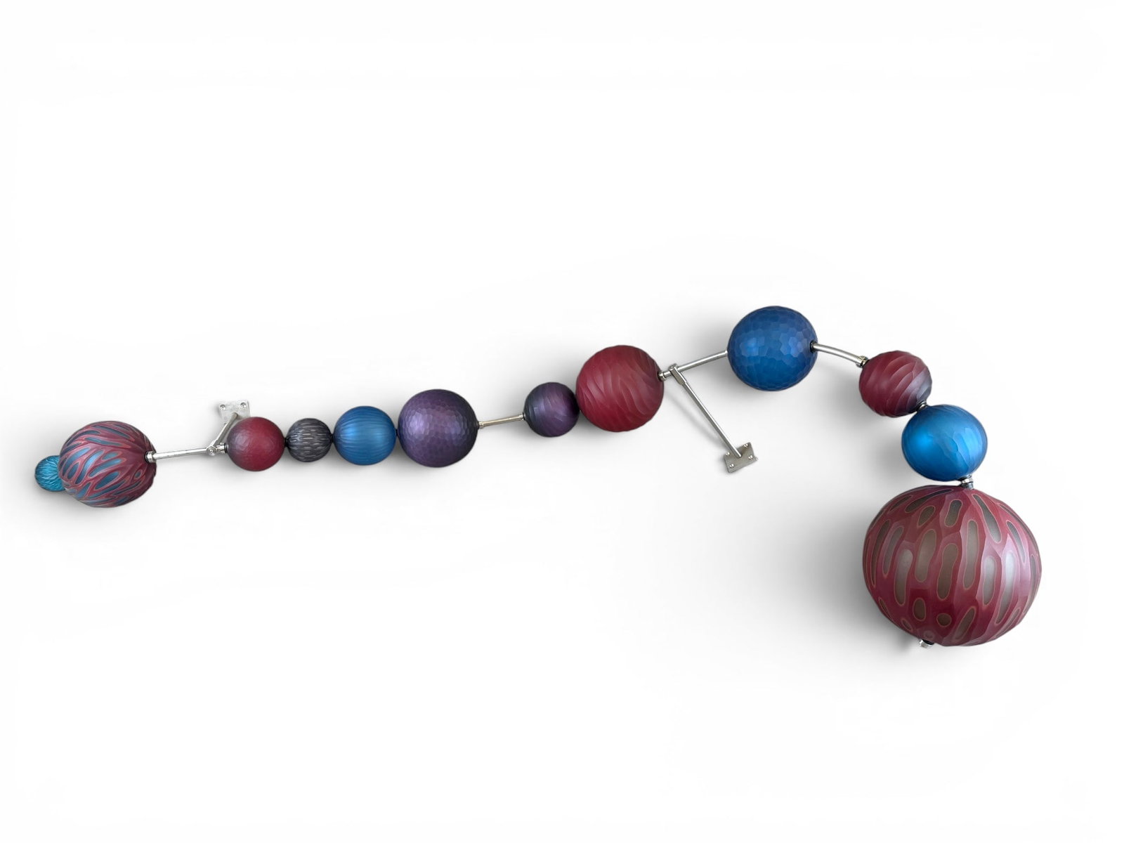 Philip Baldwin & Monica Guggisberg Art Glass Sculpture "Spheres" (1 of 10)