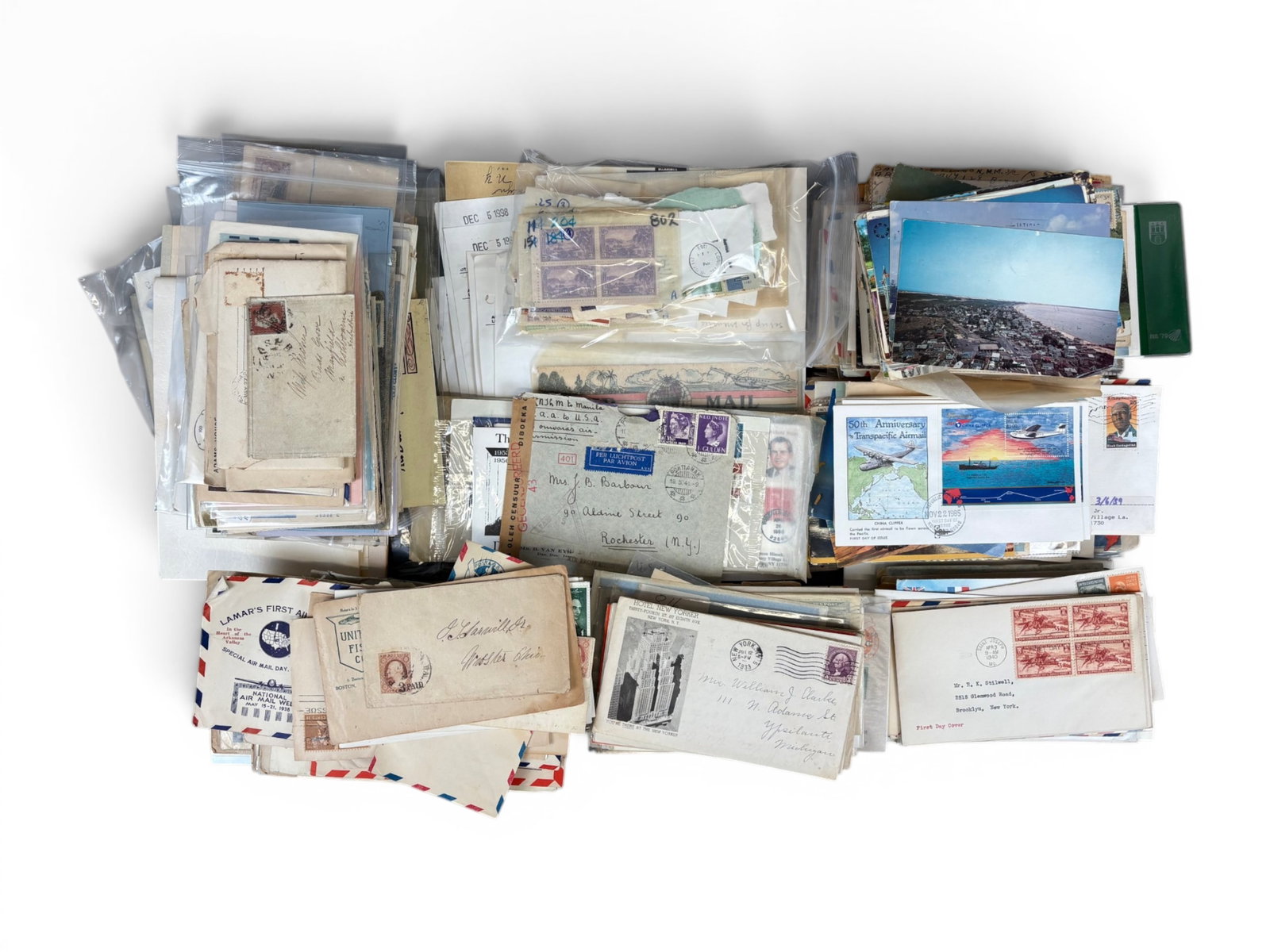 Box of Stamps, Covers & Postcards (1 of 4)