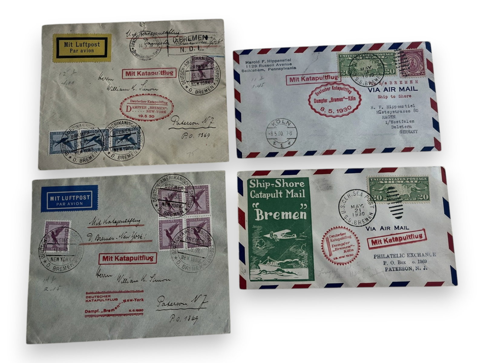 Catapult Mail Covers (8) - 3