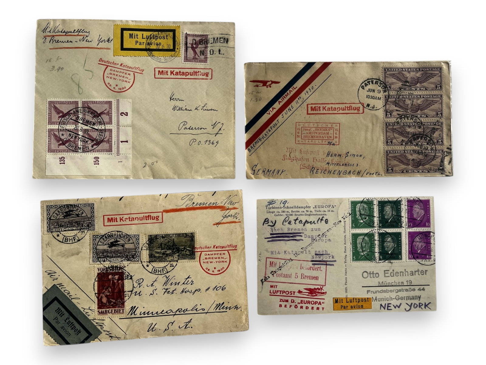 Catapult Mail Covers (8) - 3