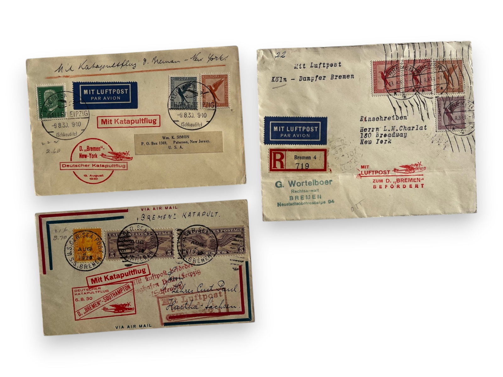 Catapult Mail Covers (8) - 3