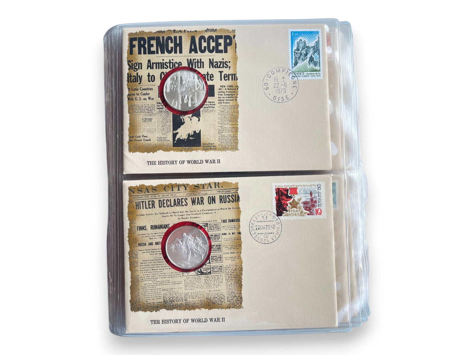 Franklin Mint WWII Silver Proof Set - 2