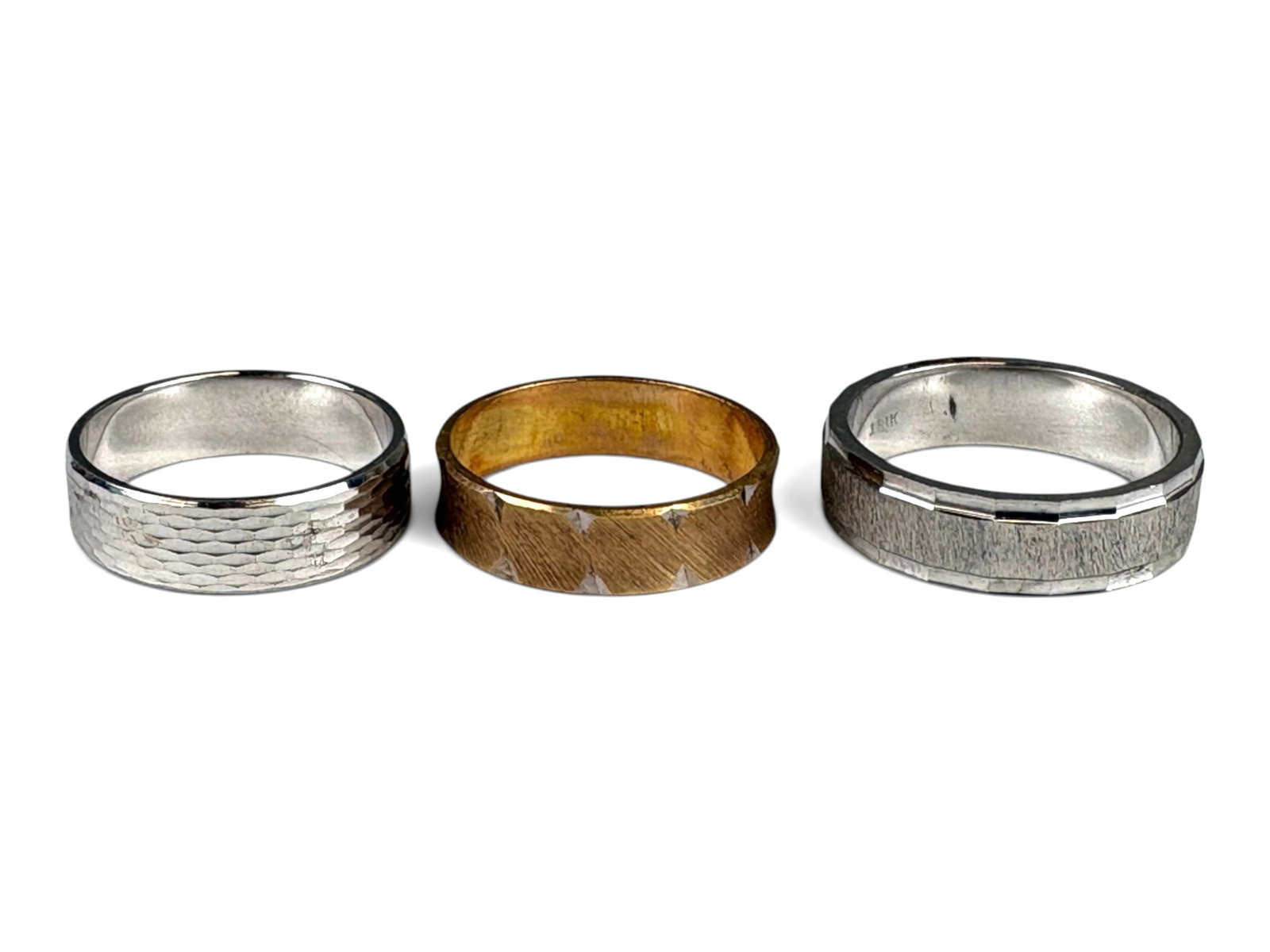 (12) 18K Gold Rings - 2