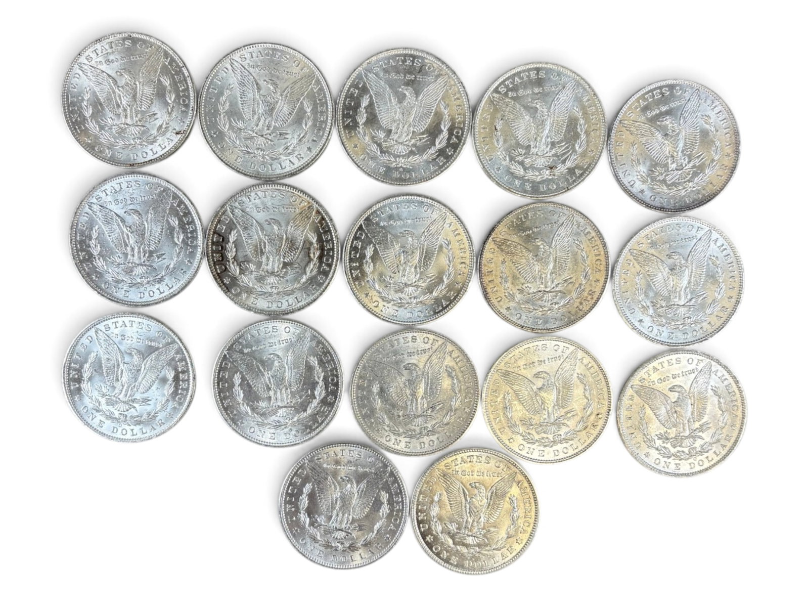 (17) High Grade Morgan Dollars - 2