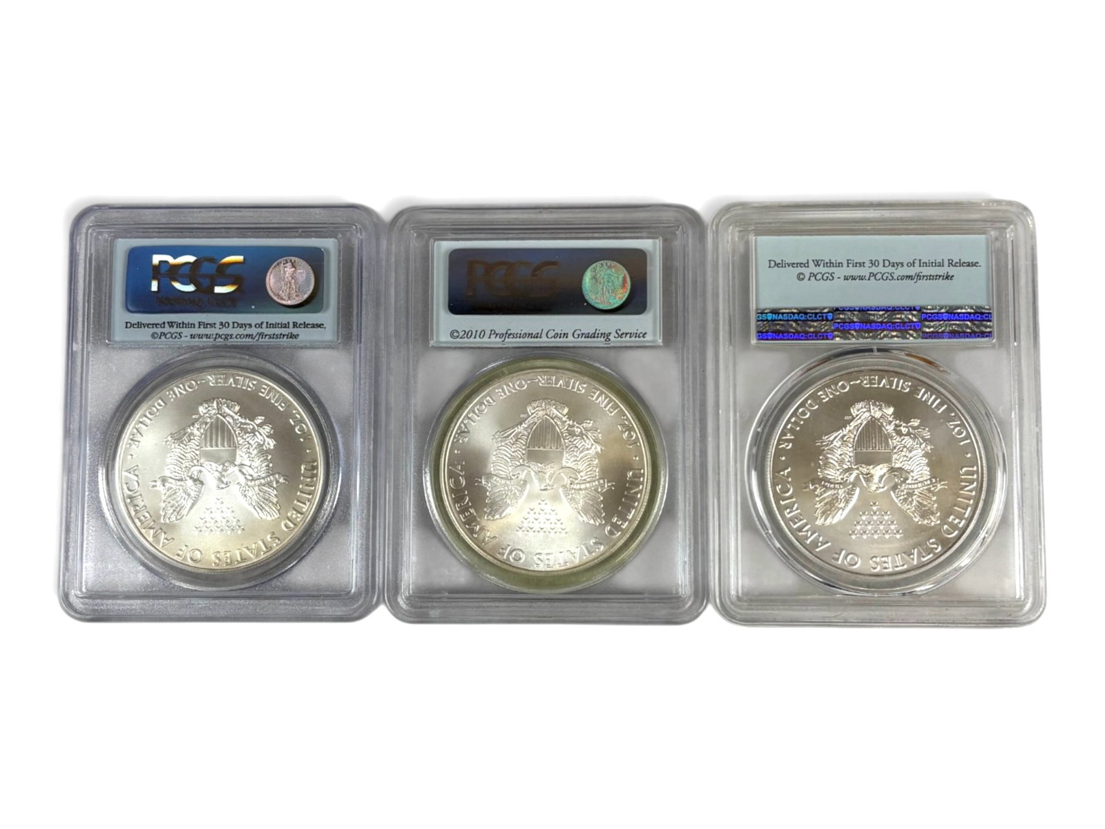 (9) Graded MS70 Silver Eagles - 3