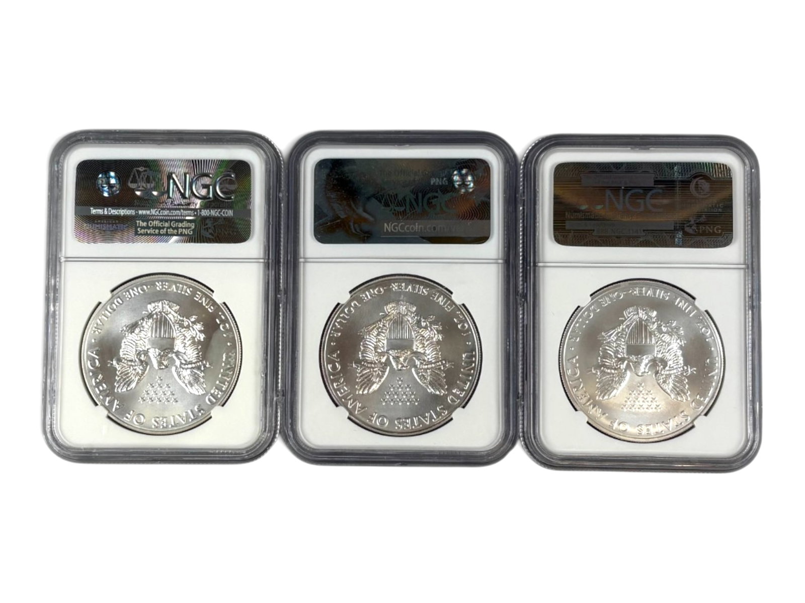 (9) Graded MS70 Silver Eagles - 7