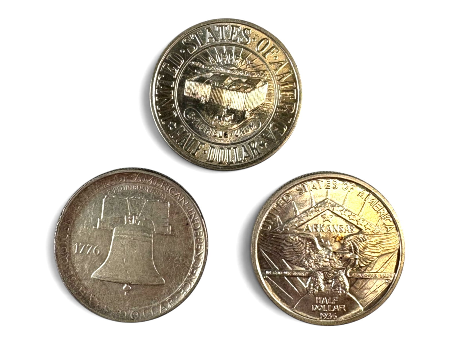 (3) Commemorative Half Dollars - 2