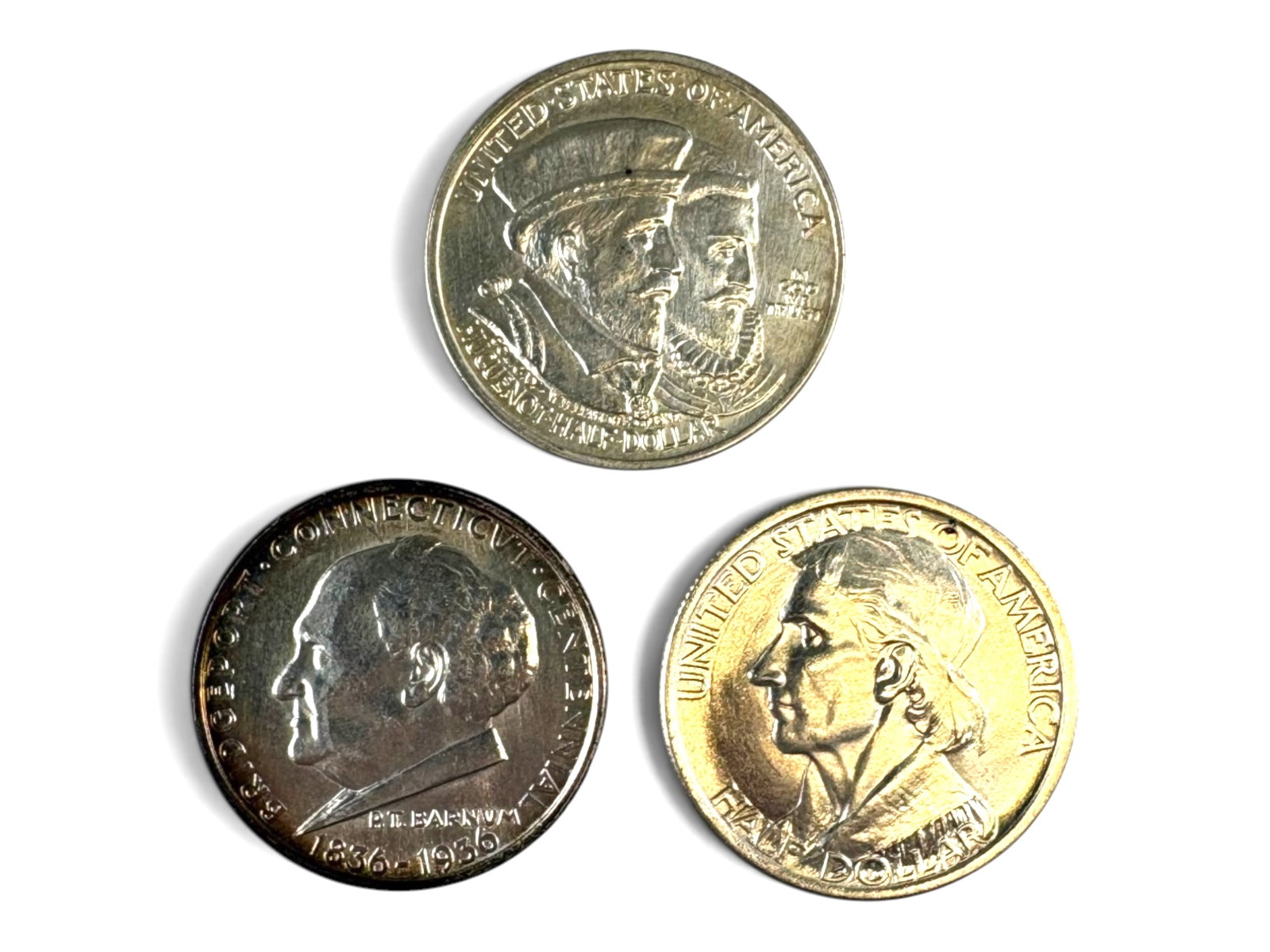 (3) Commemorative Half Dollars (1 of 2)