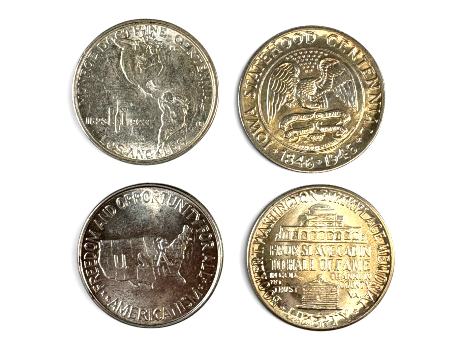 (4) Commemorative Half Dollars - 2