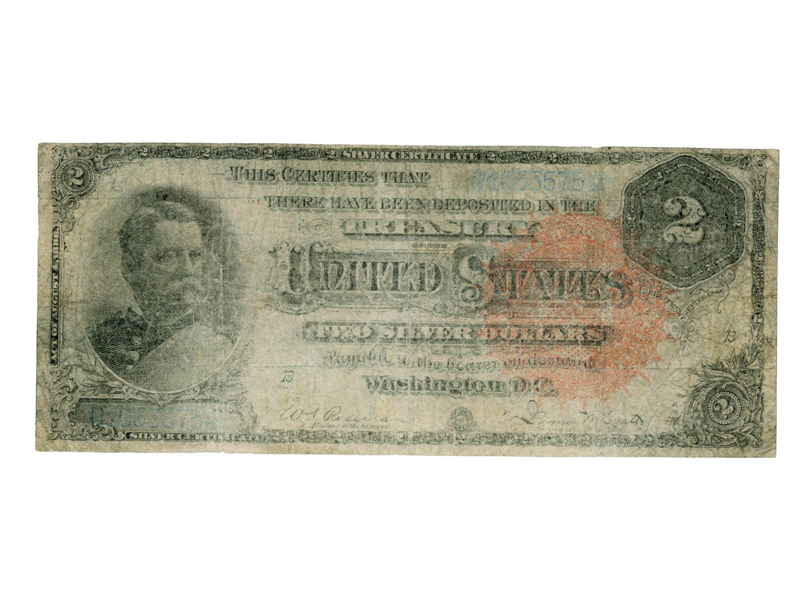 Fr. 242 1886 $2 Silver Certificate: Fr. 242 1886 $2 Silver Certificate. Ungraded. See images for condition. Shipping: Weiss Auctions offers full-service, in-house shipping for nearly all items in this auction. For a shipping quote,