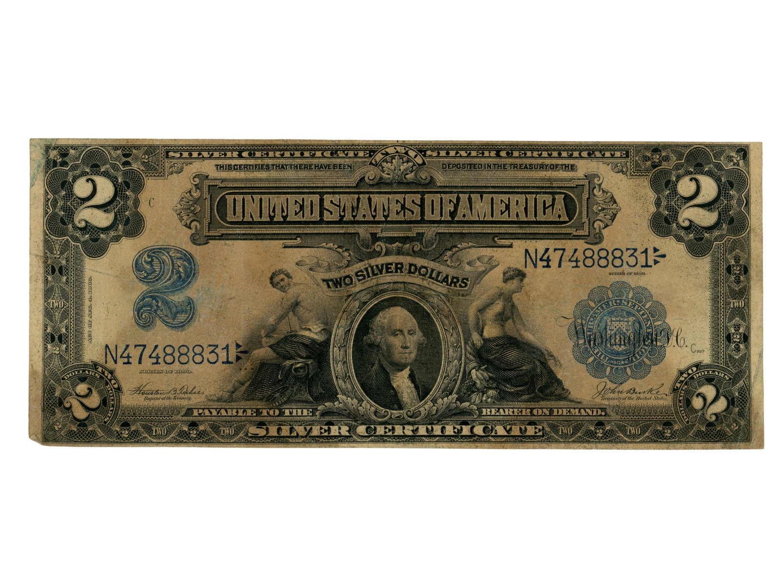 Fr. 256 1899 $2 Silver Certificate: Fr. 256 1899 $2 Silver Certificate. Ungraded. See images for condition. Shipping: Weiss Auctions offers full-service, in-house shipping for nearly all items in this auction. For a shipping quote,