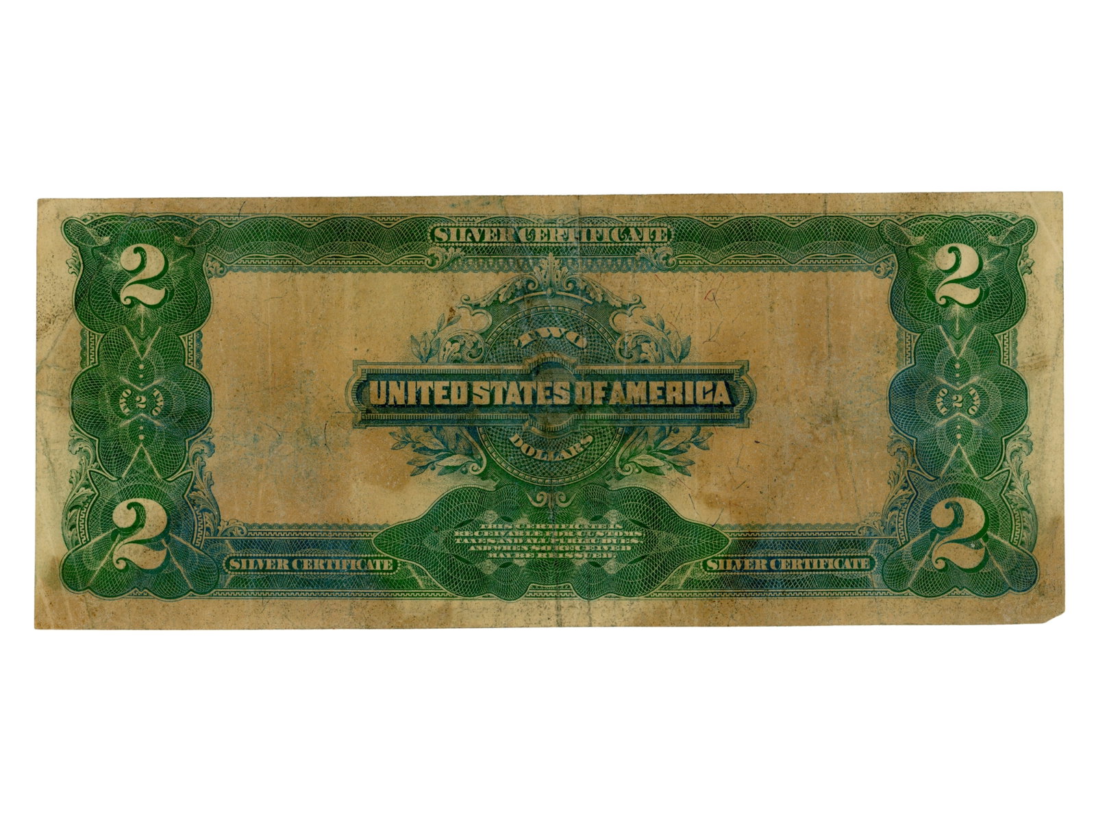 Fr. 256 1899 $2 Silver Certificate - 2