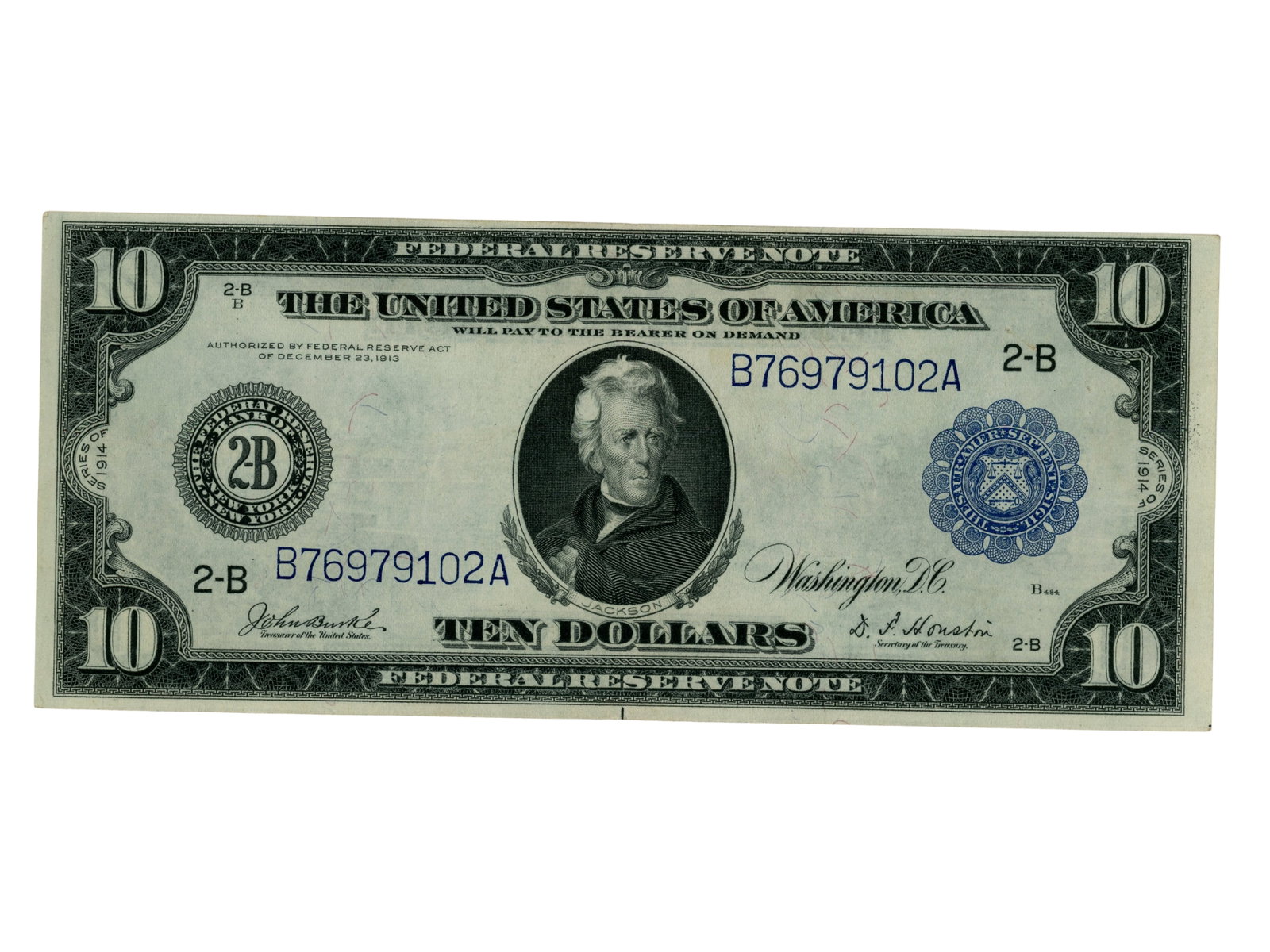 (2) $10 Federal Reserve Notes - 2