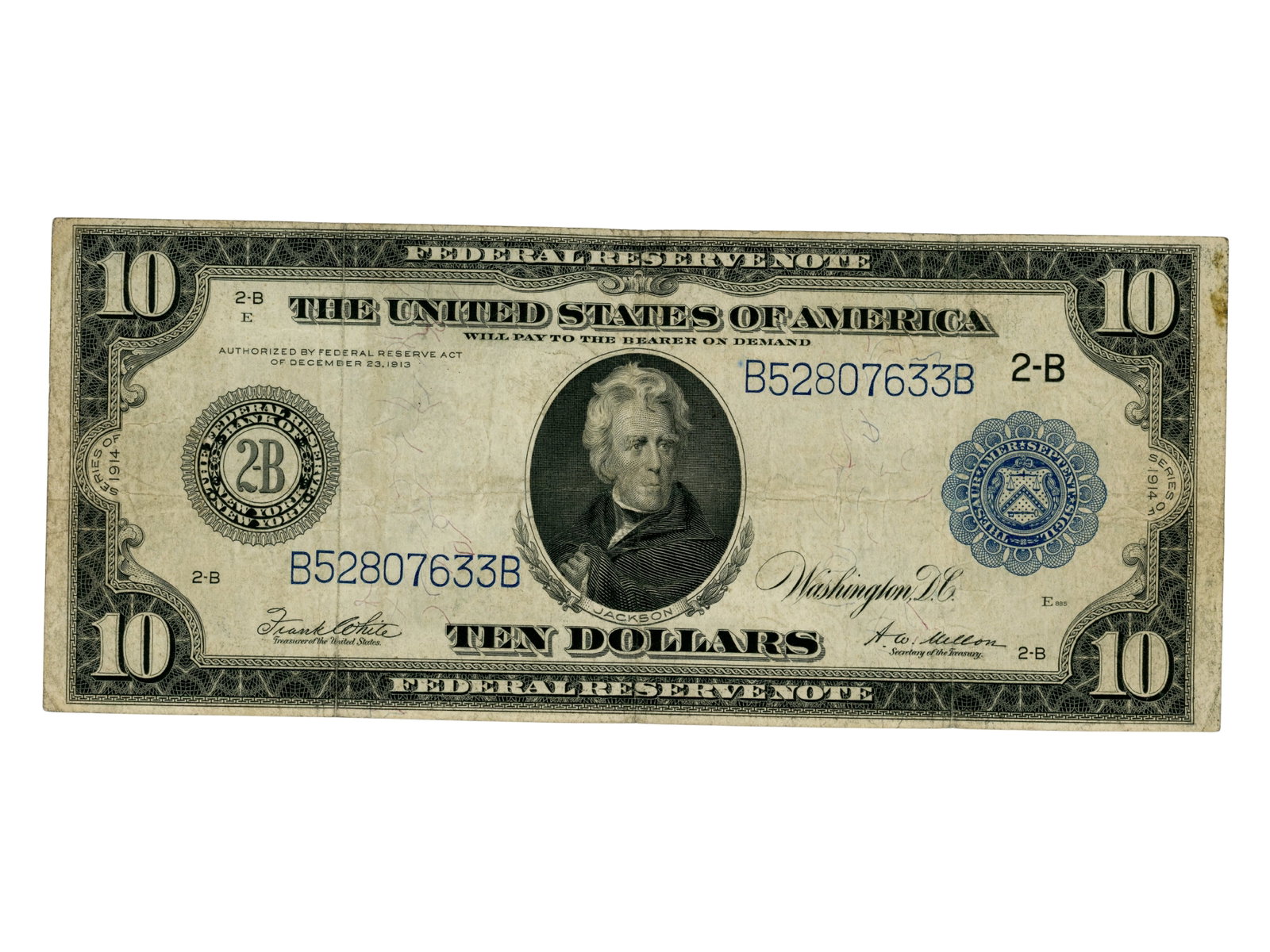 (2) $10 Federal Reserve Notes - 4