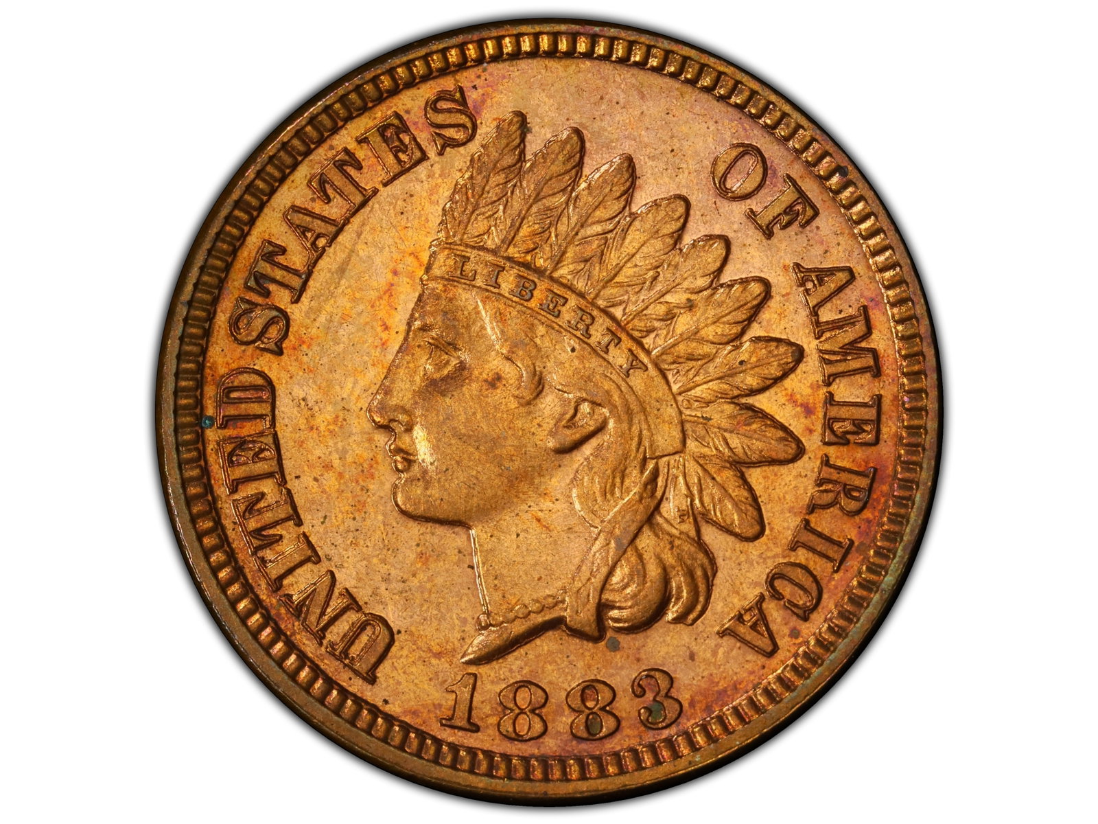 1883 1C Proof Graded PCGS PR64RB - 2