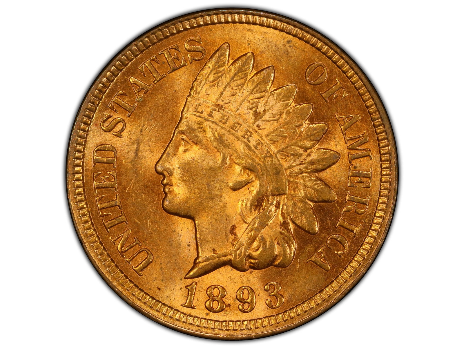 1893 1C Graded PCGS MS63RD - 2