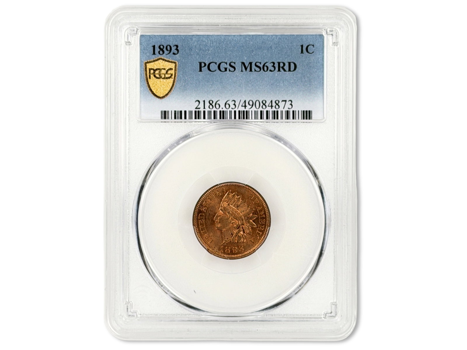 1893 1C Graded PCGS MS63RD - 3