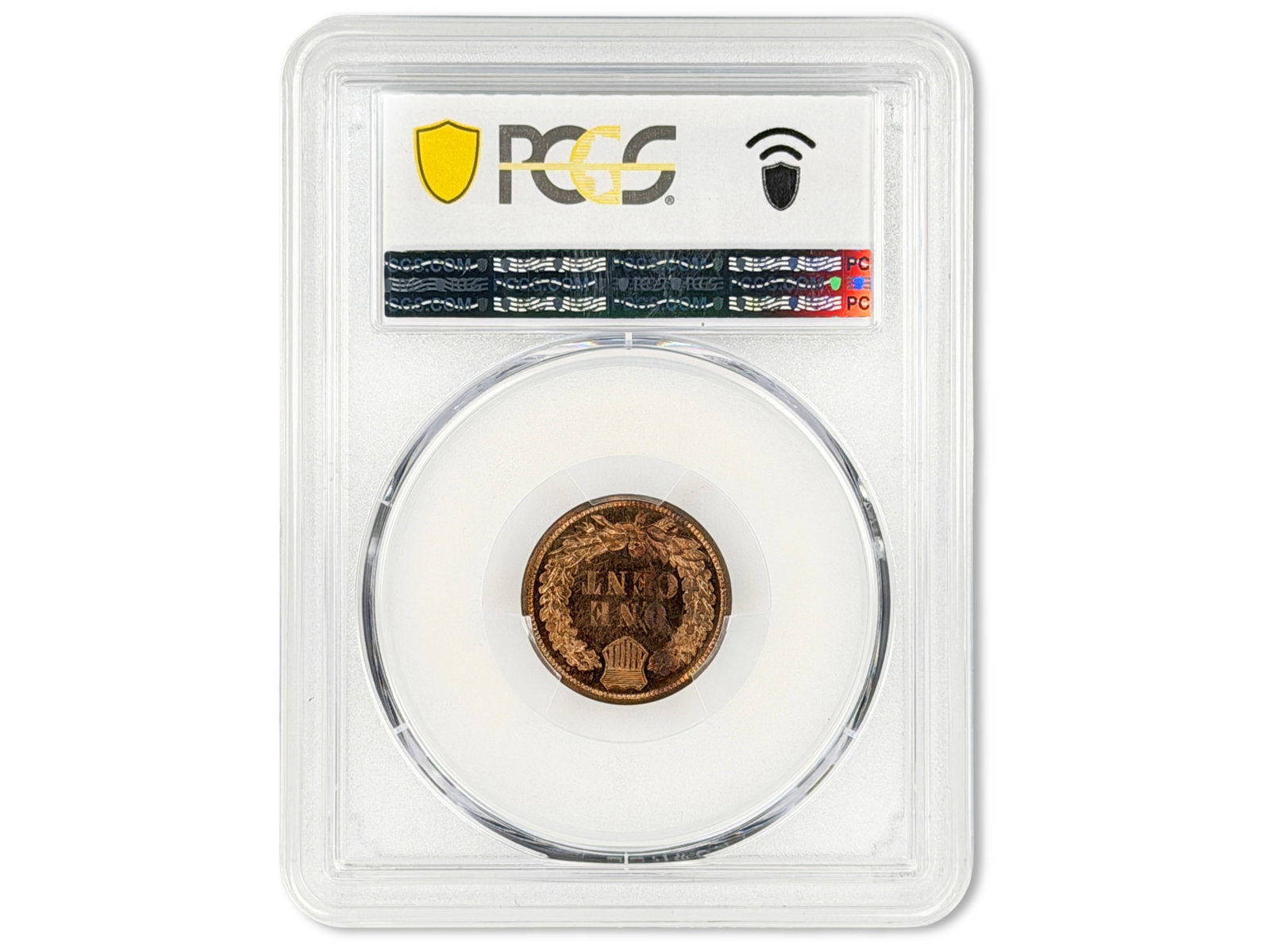 1897 1C Proof Graded PCGS PR64RB - 4