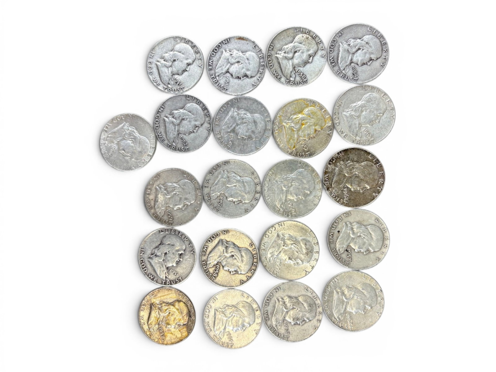 (98) 90% Silver Half Dollars - 2