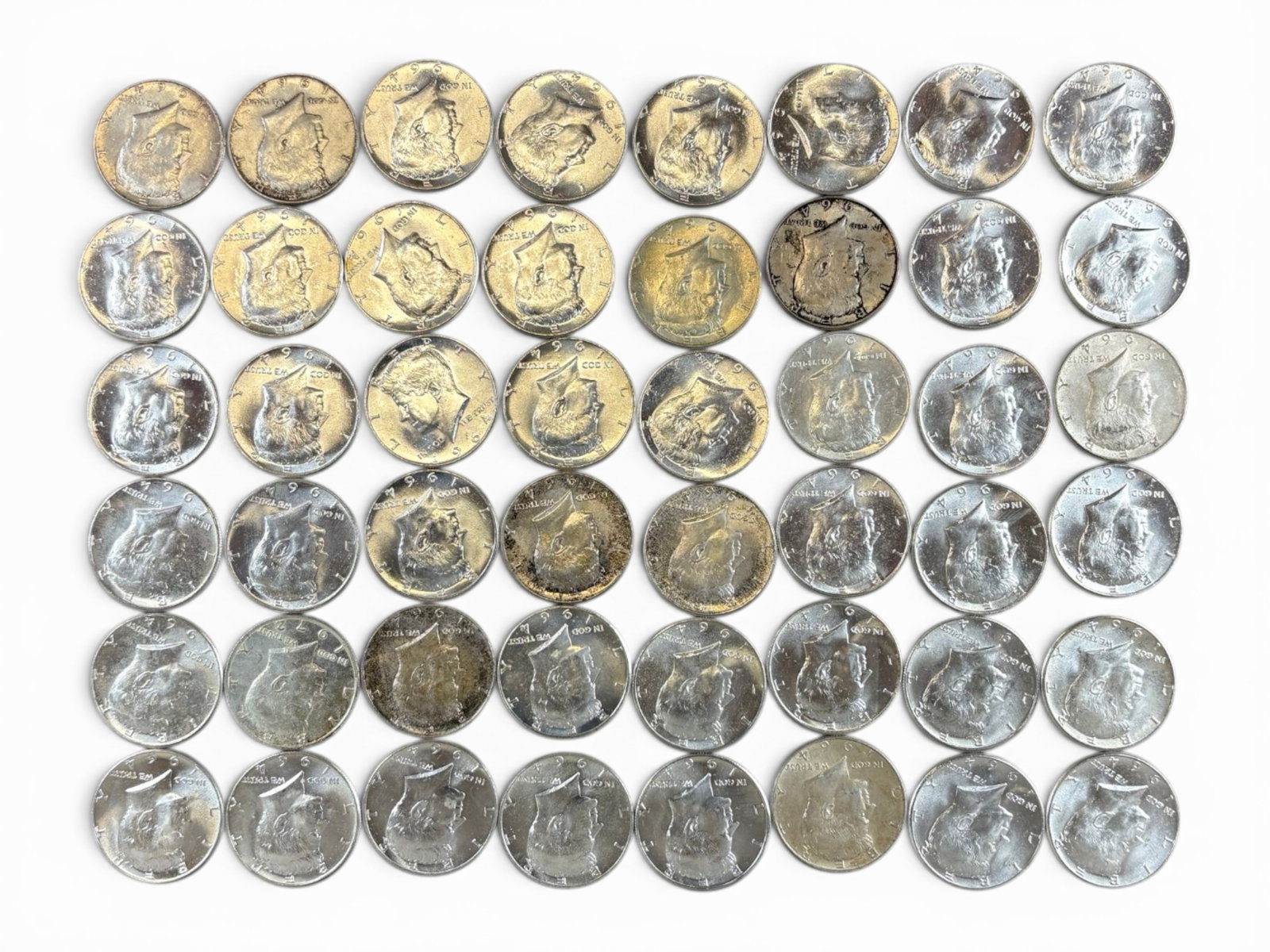 (98) 90% Silver Half Dollars - 4